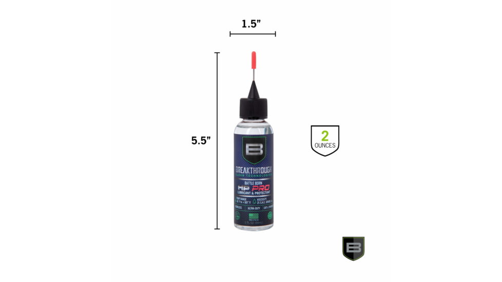 Breakthrough Clean Technologies Battle Born HP Pro Oil, w/Needle Tip Applicatior, 2 Ounce, HPPRO-2OZ-NTA