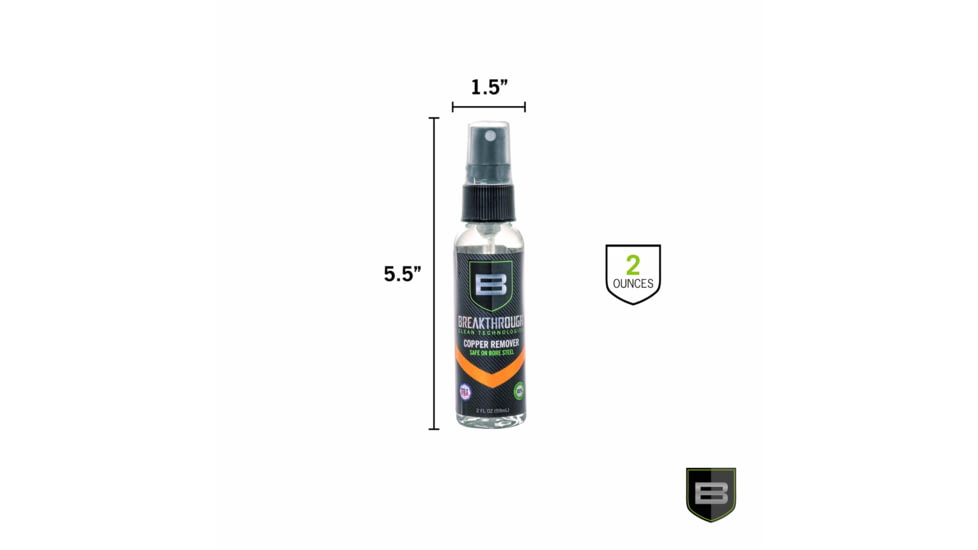 Breakthrough Clean Technologies BCT Copper Remover - 2oz Pump Spray Bottle, BTCR-2OZ