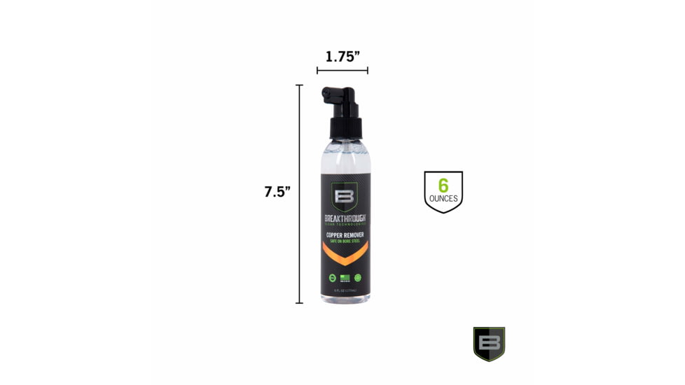 Breakthrough Clean Technologies BCT Copper Remover - 6oz Pump Spray Bottle, BTCR-6OZ