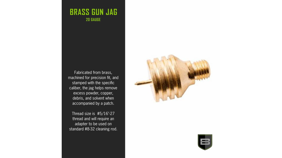 Breakthrough Clean Technologies Brass Jag, 20 Gauge, BT-20GBJ