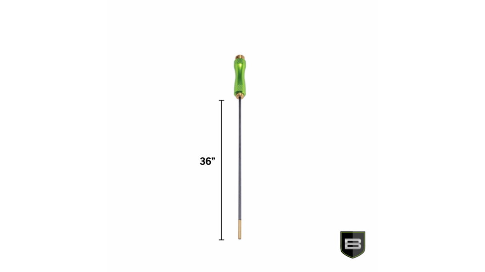 Breakthrough Clean Technologies Carbon Fiber Cleaning Rod w/Rotating, Aluminum Handle, 36in, BT-CFRR-RF36