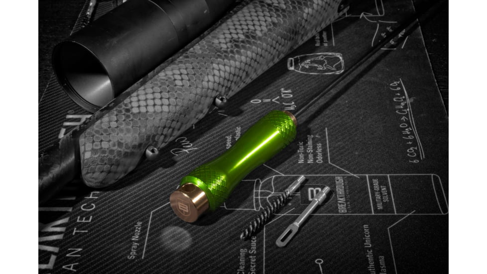 Breakthrough Clean Technologies Carbon Fiber Cleaning Rod with Rotating, Ergonomic Aluminum Handle, 5mm, 12in, BT-CFRR-12