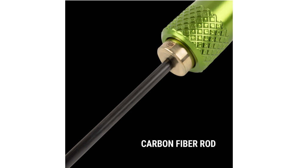 Breakthrough Clean Technologies Carbon Fiber Cleaning Rod with Rotating, Ergonomic Aluminum Handle, 5mm, 12in, BT-CFRR-12