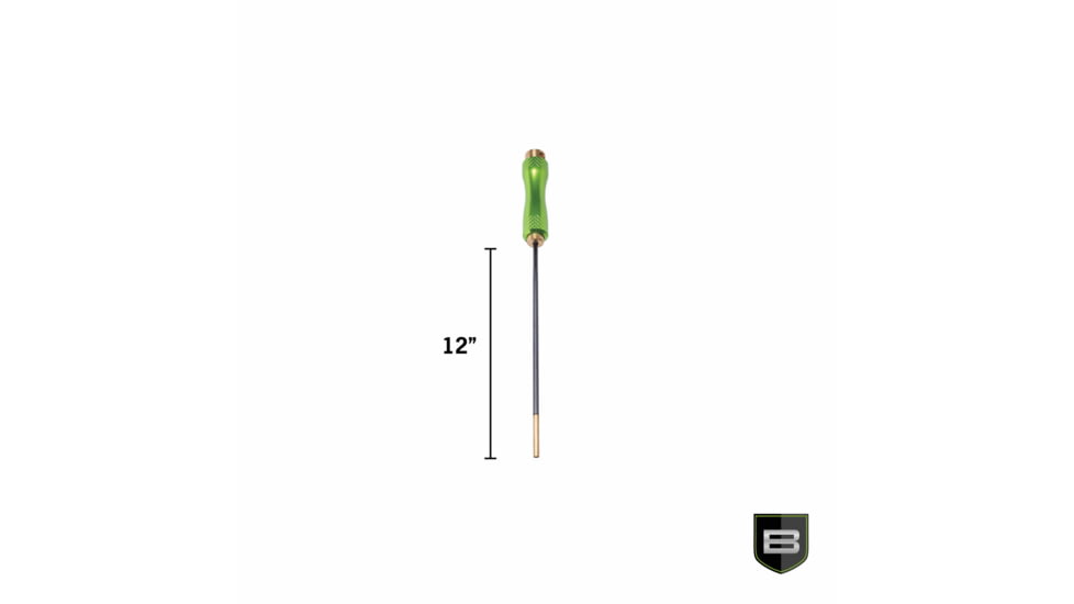 Breakthrough Clean Technologies Carbon Fiber Cleaning Rod with Rotating, Ergonomic Aluminum Handle, 5mm, 12in, BT-CFRR-12