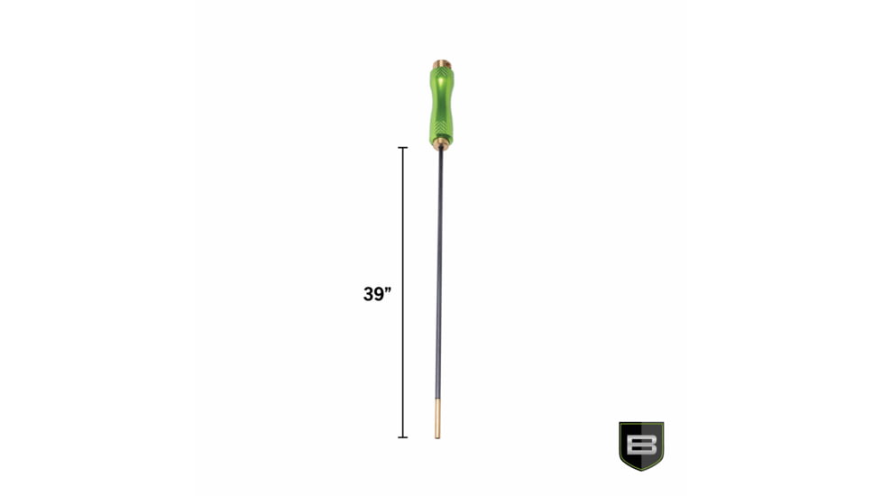 Breakthrough Clean Technologies Carbon Fiber Cleaning Rod with Rotating, Ergonomic Aluminum Handle, 5mm, 39in, BT-CFRR-39