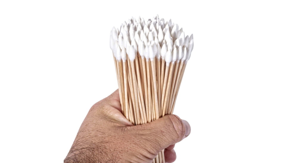 Breakthrough Clean Technologies Cotton Swabs - 6in length, 200 Pack, BT-CS6-200PK