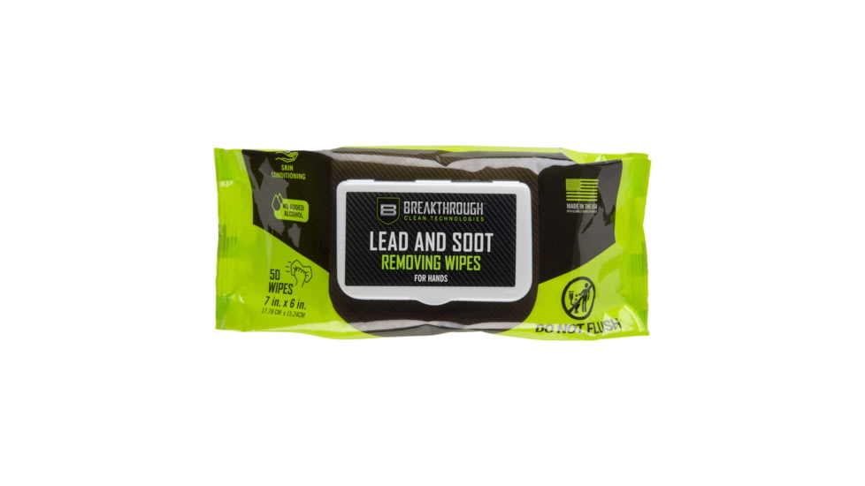 Breakthrough Clean Technologies Lead &amp; Heavy Metal Removal Wipes, 7x 6in, 50-Pack, BT-LRW-50