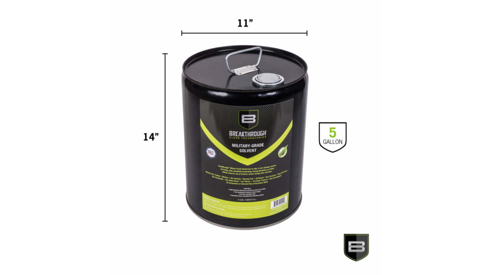 Breakthrough Clean Technologies Military-Grade Solvent, 5 Gallon Pail, BTS-5GL