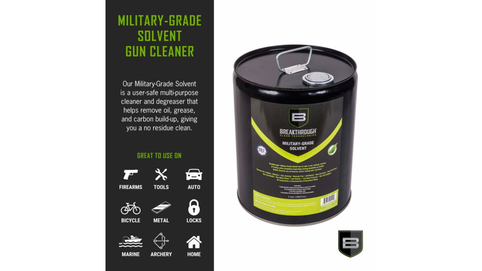Breakthrough Clean Technologies Military-Grade Solvent, 5 Gallon Pail, BTS-5GL