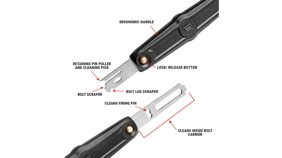 Breakthrough Clean Technologies Modern Sporting Rifle Carbon Removal Tool, AR-15, BT-MSR-CRT