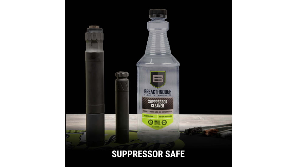 Breakthrough Clean Technologies Suppressor Cleaner, 32oz, Clear, BTSC-32OZ