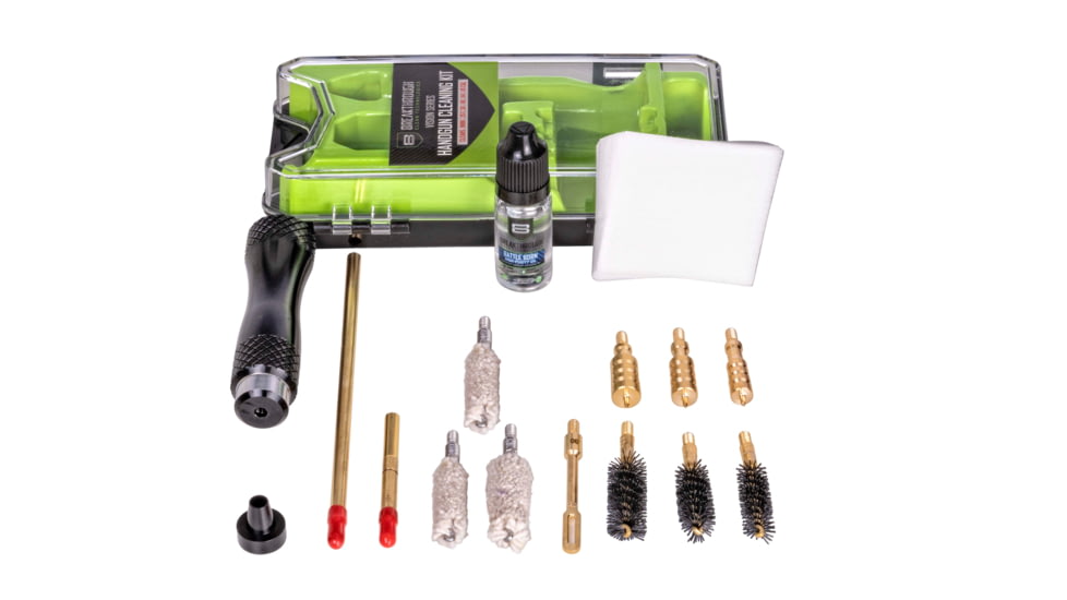 Breakthrough Clean Technologies Vision Series Hard-Case Handgun Cleaning Kit, .38 Cal/.40 Caliber/.45 Caliber, BT-CCC-P
