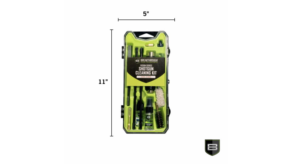 Breakthrough Clean Technologies Vision Series Hard-Case Shotgun Cleaning Kit, 20 Gauge, BT-CCC-20G