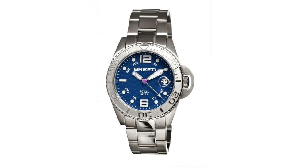 Breed 4803 Von Genf Mens Watch, Blue BRD4803