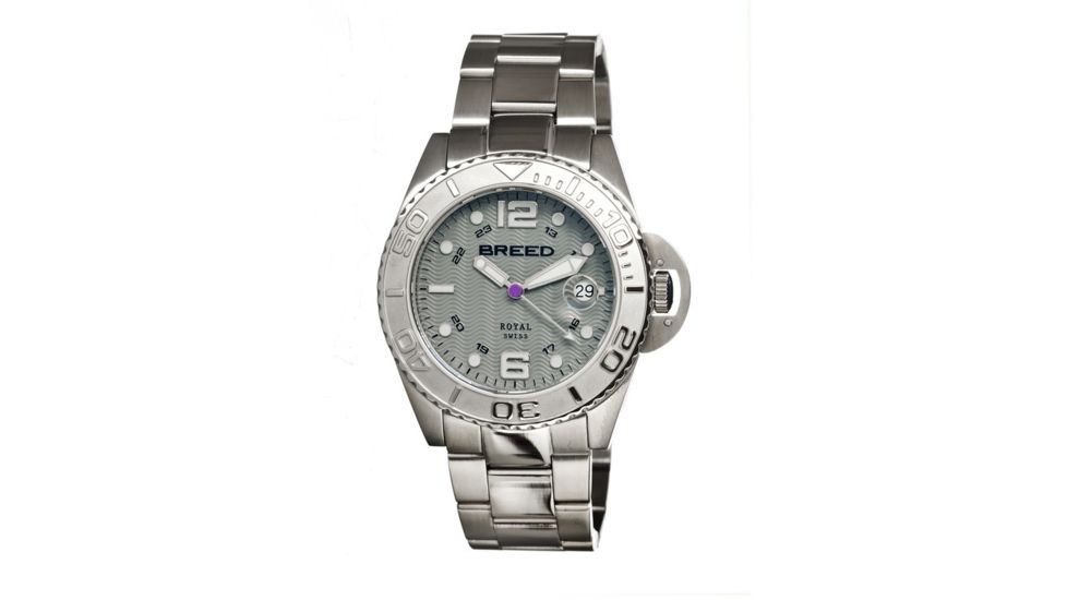Breed 4804 Von Genf Mens Watch, Grey BRD4804