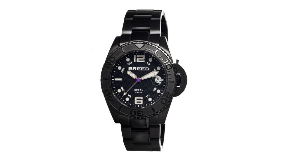Breed 4806 Von Genf Mens Watch, Black BRD4806