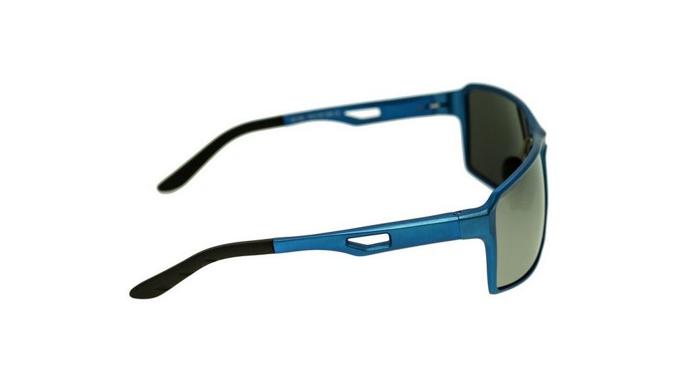Breed Centaurus Sunglasses, Blue Titanium Frame, Black Lens BSG021BL