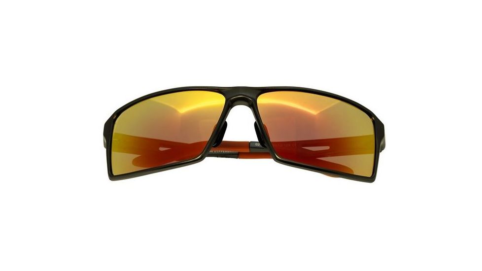Breed Centaurus Sunglasses, Gun Metal Titanium Frame, Red Lens BSG021DR
