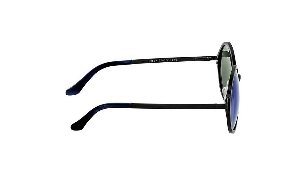 Breed Corvus Sunglasses, Black Titanium Frame, Blue Lens BSG025BK
