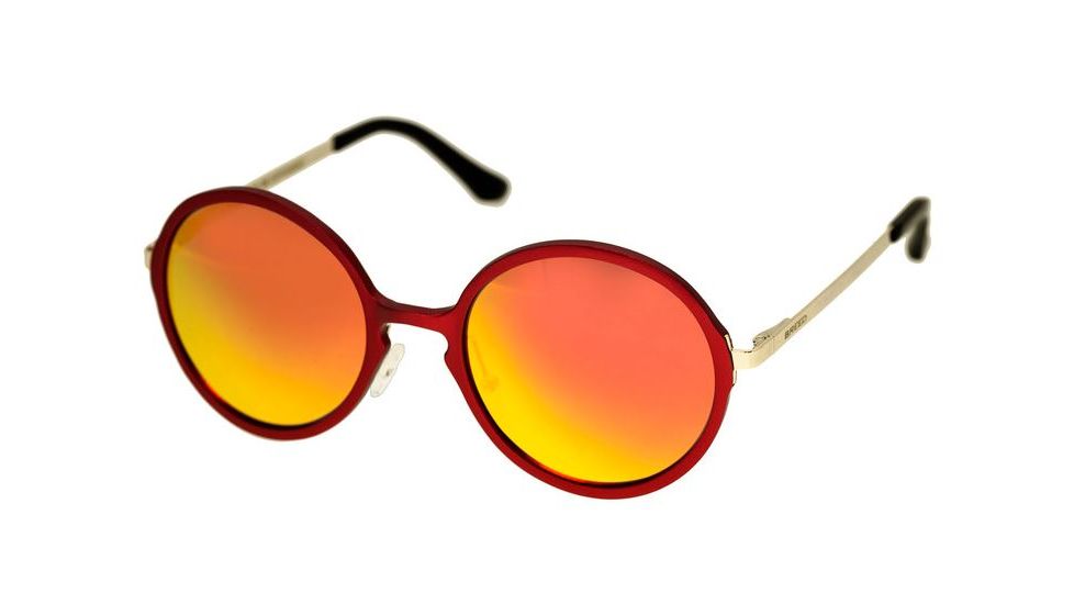 Breed Corvus Sunglasses, Red Titanium Frame, Red Lens BSG025RD