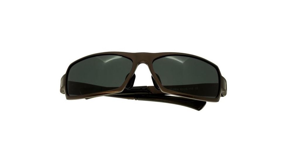 Breed Cosmos Sunglasses, Brown Titanium Frame, Black Lens BSG013BN