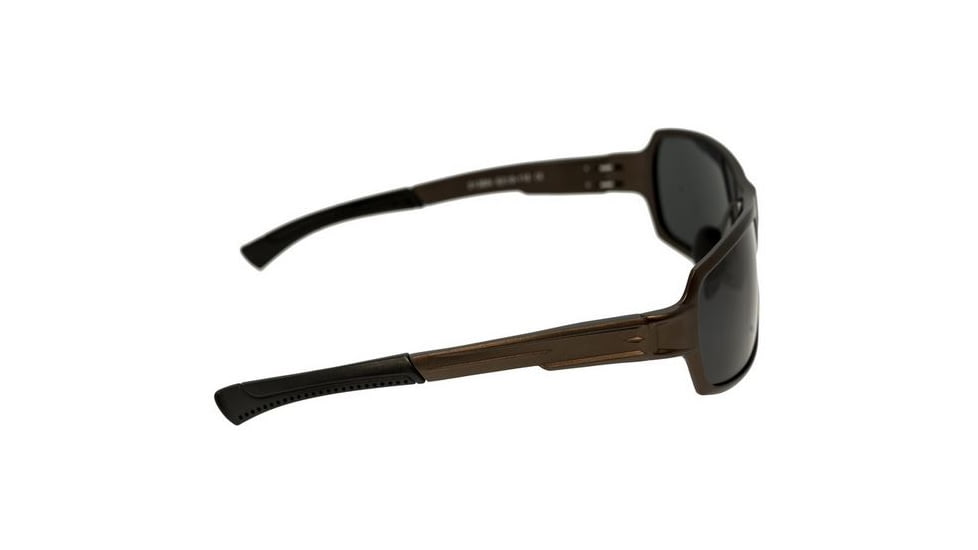 Breed Cosmos Sunglasses, Brown Titanium Frame, Black Lens BSG013BN
