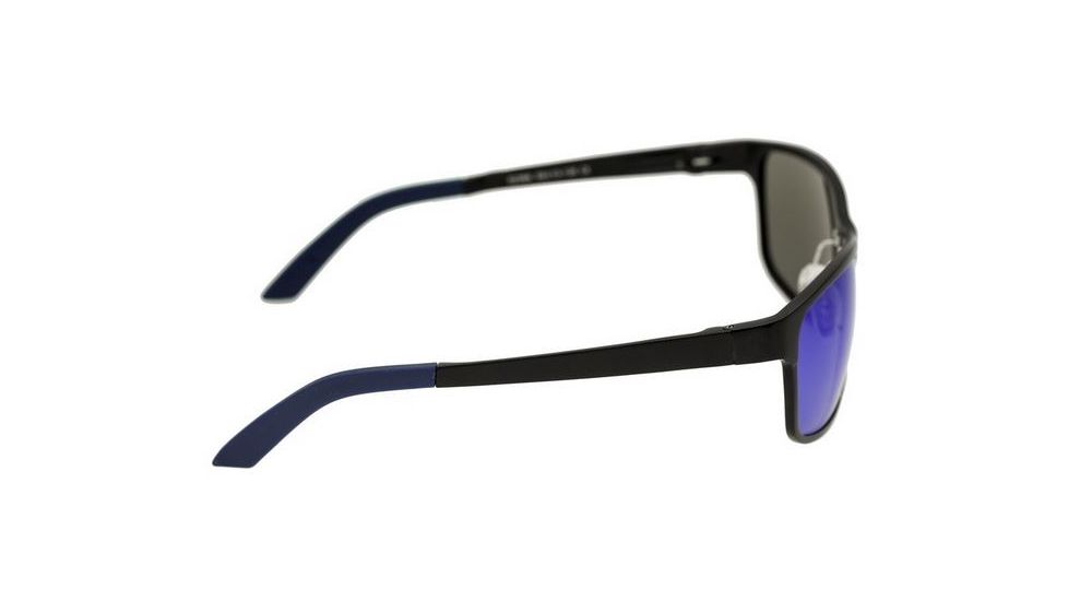 Breed Hydra Sunglasses, Black Titanium Frame, Blue-Gradient Lens BSG022BK
