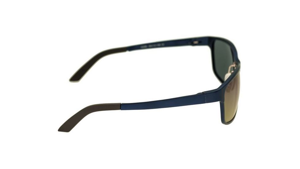 Breed Hydra Sunglasses, Blue Titanium Frame, Purple-Blue Lens BSG022BL