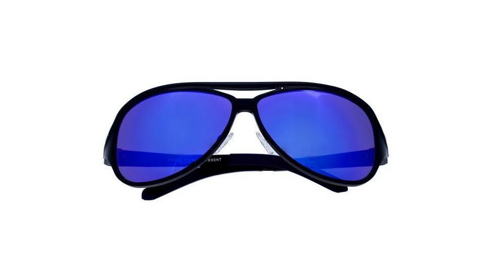 Breed Langston Sunglasses, Black Titanium Frame, Blue Lens BSG012BK