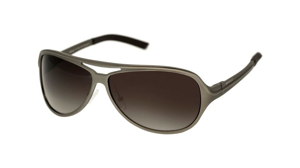 Breed Langston Sunglasses, Brown Titanium Frame, Brown Lens BSG012BN