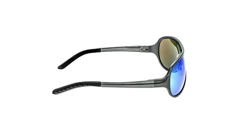 Breed Langston Sunglasses, Silver Titanium Frame, Blue Lens BSG012SR