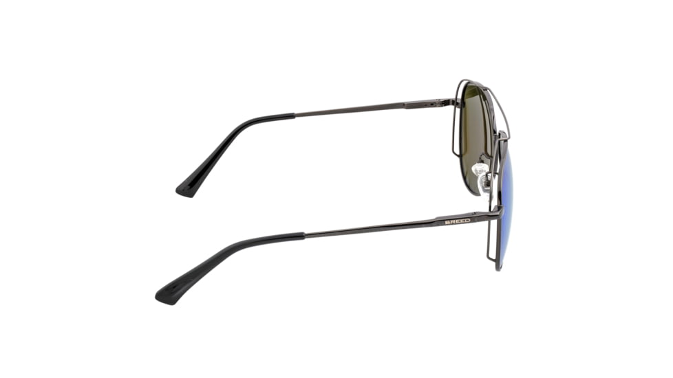 Breed Lyra Polarized Sunglasses - Men's, Black/Blue, One Size, BSG061BL