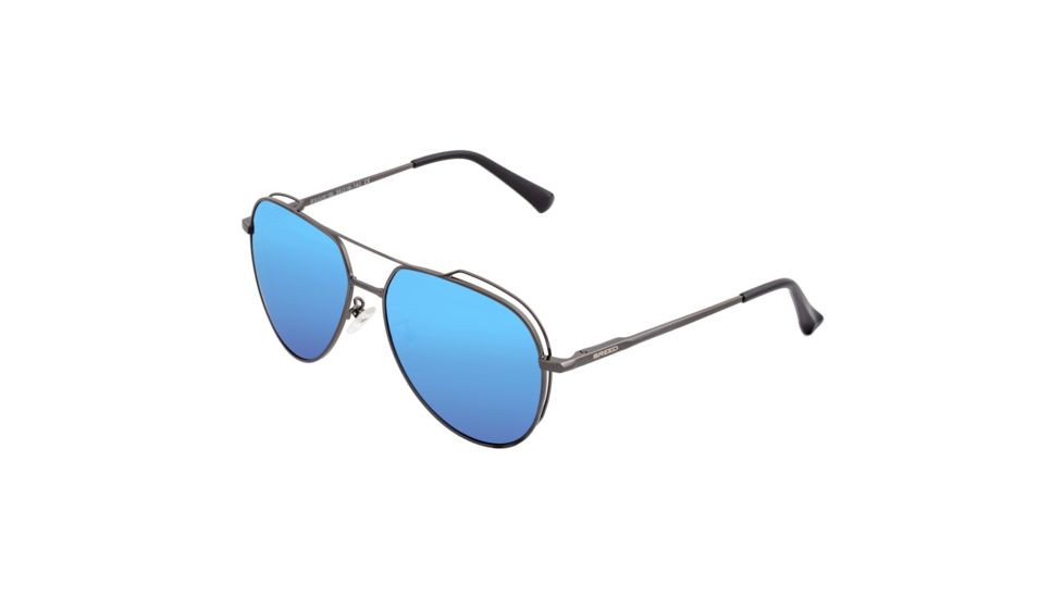 Breed Lyra Polarized Sunglasses - Men's, Black/Blue, One Size, BSG061BL