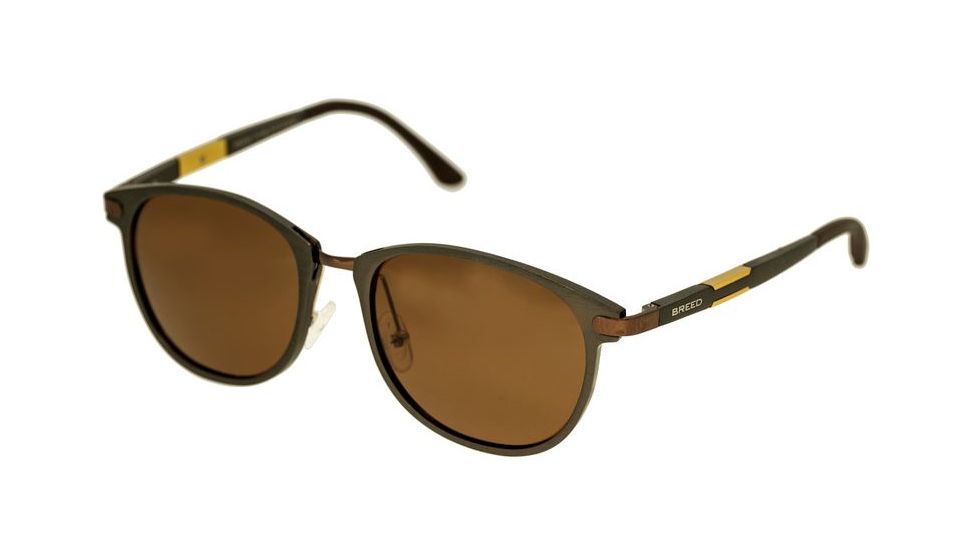 Breed Orion Sunglasses, Brown Titanium Frame, Brown Lens BSG020BN