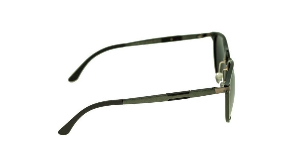 Breed Orion Sunglasses, Gun Metal Titanium Frame, Black Lens BSG020GM