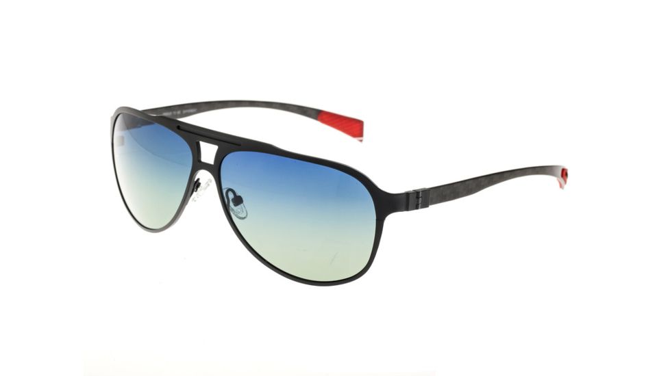 Sunglasses Apollo 006BK, Black Titanium Frame, Blue/Yellow  Lens