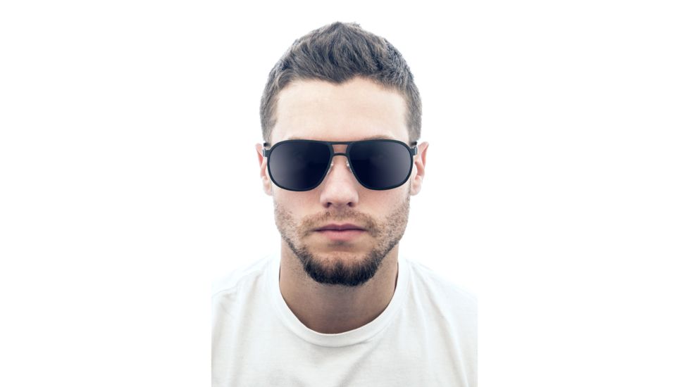 Sunglasses Apollo 006BN, Brown Titanium Frame, Brown/Gradient Lens