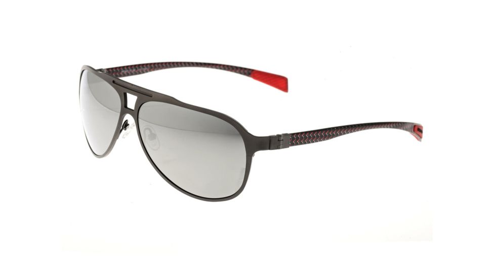 Sunglasses Apollo 006GM, Gunmetal Titanium Frame, Silver Miirror Lens