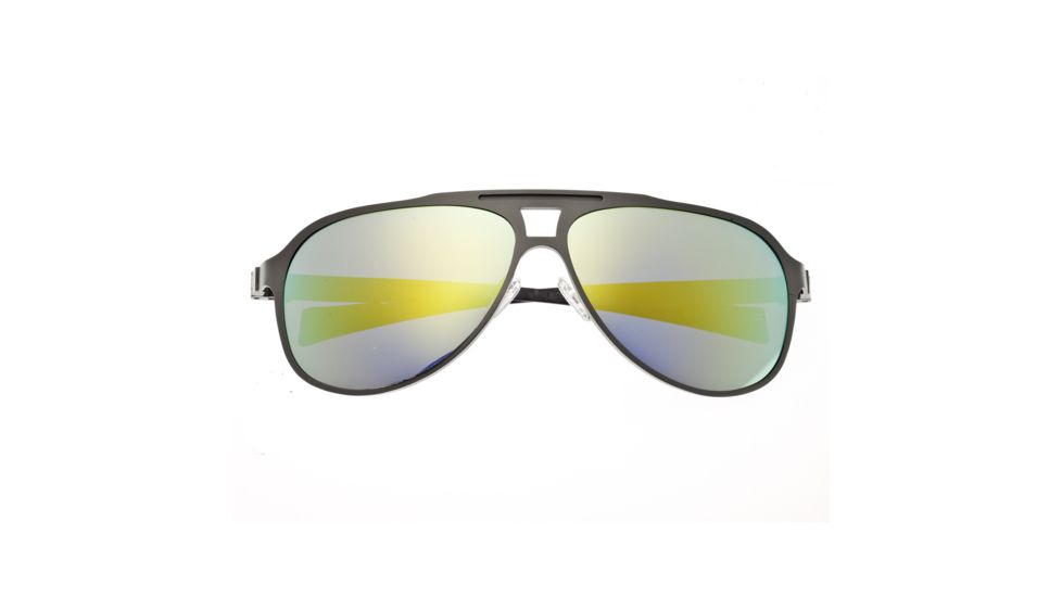 Sunglasses Apollo 006SR, Silver Titanium Frame, Gold/Yellow Mirror Lens