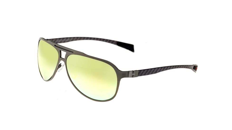 Sunglasses Apollo 006SR, Silver Titanium Frame, Gold/Yellow Mirror Lens