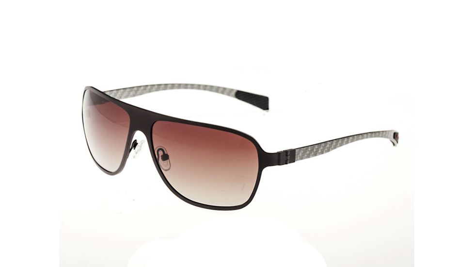 Sunglasses Atmosphere 004BN, Brown Titanium Frame, Brown Lens