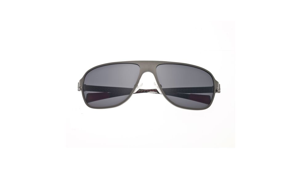Sunglasses Atmosphere 004GM, Gunmetal Titanium Frame, Black Lens