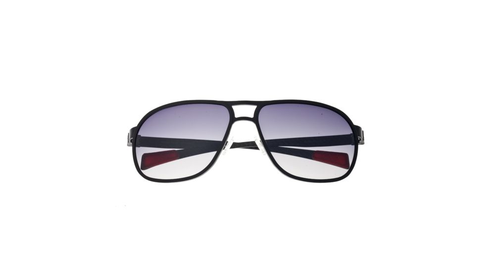 Sunglasses Concorde 001BK, Black Titanium Frame, Black Lens