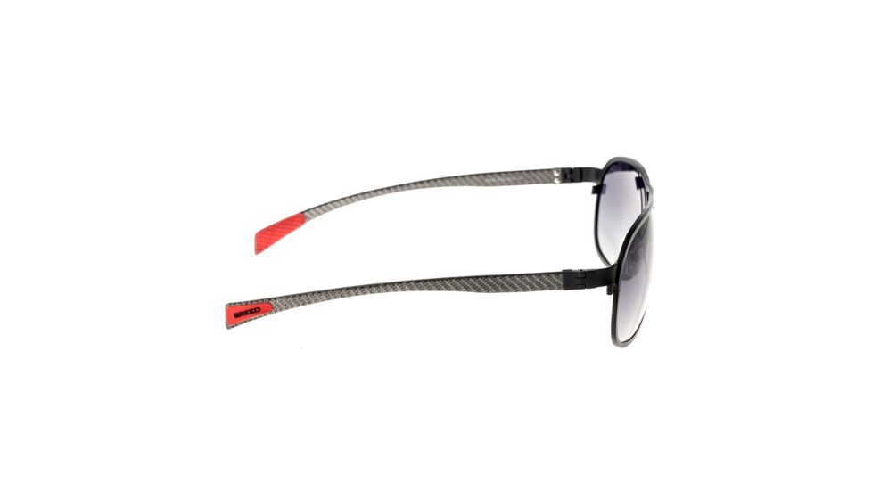 Sunglasses Concorde 001BK, Black Titanium Frame, Black Lens