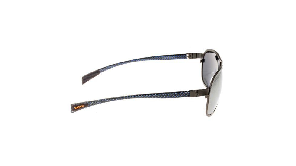 Sunglasses Concorde 001GM, Gunmetal Titanium Frame, Slver Lens