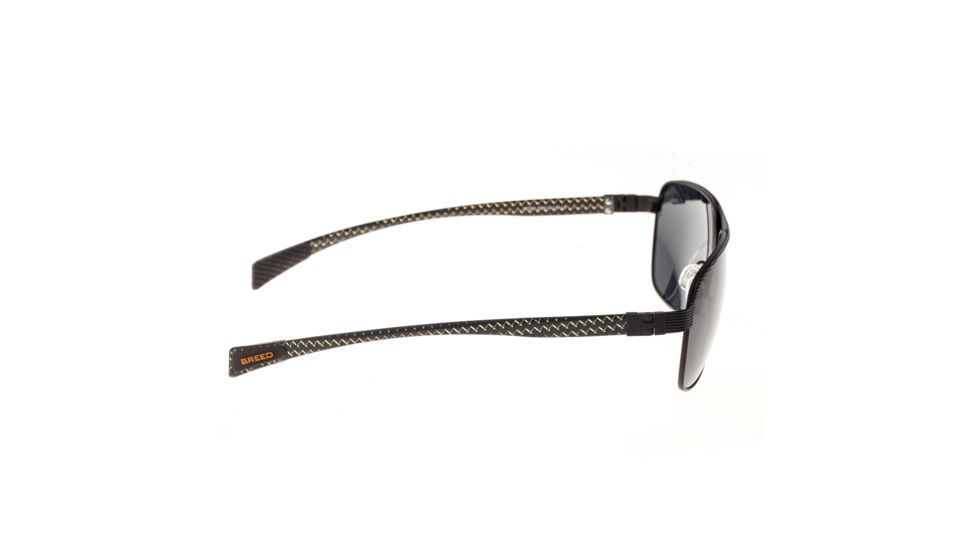 Sunglasses Hardwell 007BN, Brown Titanium Frame, Black Lens