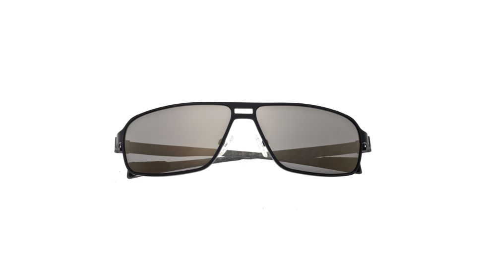 Sunglasses Meridian 003BK, Black Titanium Frame, Gold/Yellow Lens
