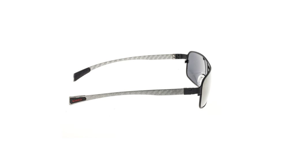 Sunglasses Meridian 003BK, Black Titanium Frame, Gold/Yellow Lens