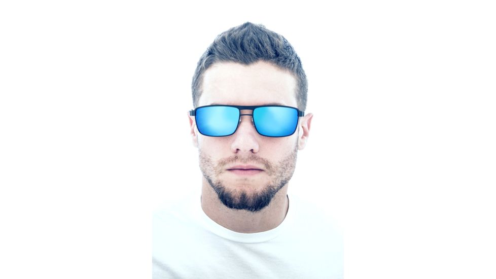 Sunglasses Meridian 003BK, Black Titanium Frame, Gold/Yellow Lens