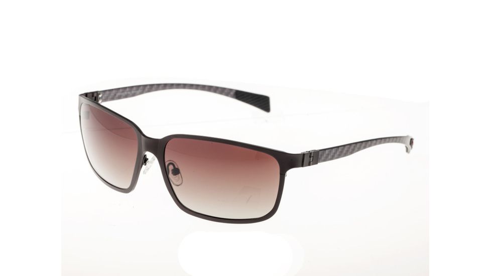 Sunglasses Neptune 008BN, Brown Titanium Frame, Brown/Gradient Lens